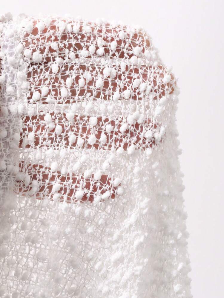 Dazy Plus Textured Fabric Pleated Shoulder Short Sleeve Elegant Plus Size Women Summer T-Shirt