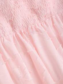 SHEIN Sweetro Spring/Summer New Design Sense High Street Elegant Vacation Retro Texture High-End Minimalist Slim Fit Pink Shirt For Women - Pink - View 7