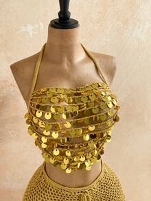 Soleia Women Cover Ups - Gold - View 7