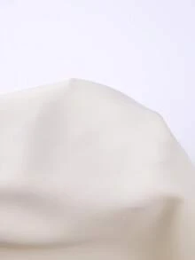 Franclia Đầm hè cổ vuông thanh lịch dành cho nữ - Màu be - Xem 3