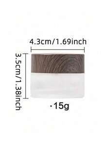 1pc Lotion Refillable Glass Bottle Storage Eye Cream Sealed Dispenser Facial Mask Cosmetic Jar Container - Multicolor - View 8
