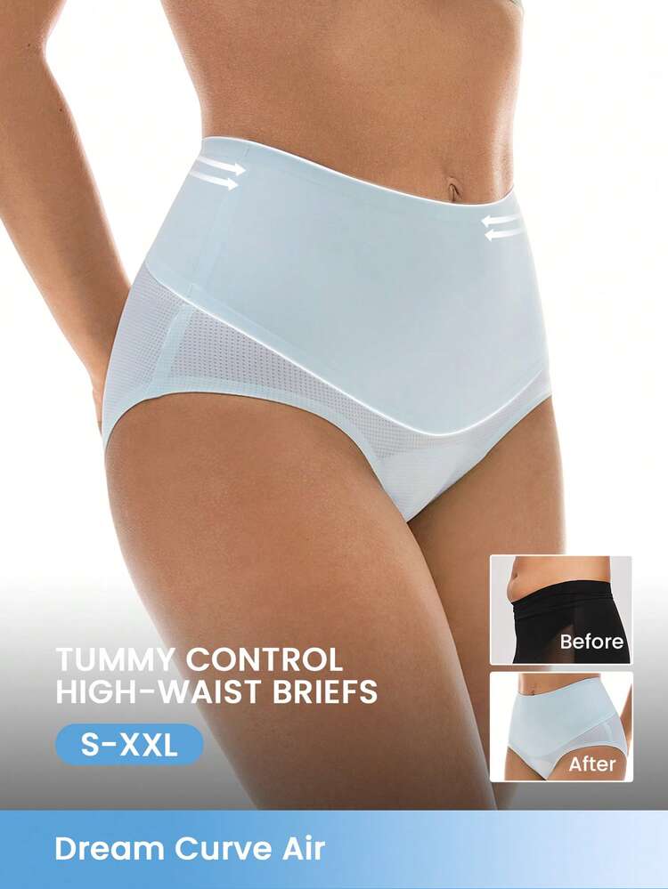 High-Waist No Show Seamless Briefs
