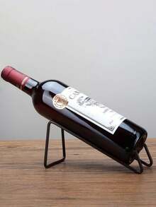 2 Pieces Desktop Wine Rack, Simple Metal Wine Bottle Rack, Wine Storage Rack, Wine Bottle Finishing Rack, Wine Bottle Storage, Perfect Wine Rack Stand, Desktop Wine Display Rack, Kitchen Home Decoration Gifts, Kitchenware, Perfect Gift For Wine Lovers, Suitable For Cabinets, Wineries, Bars, Wine Cabinets And Pantry. - Multicolor - View 2
