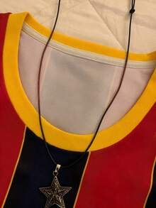 IslaSuriya 经典红条纹，完美英文印花女士修身T恤，运动休闲针织衫，适合夏季，时尚百搭，精美T恤，送给兄弟姐妹、姐妹、妈妈的礼物，母亲节礼物，休闲时尚上衣 - 紅色 - 查看 4