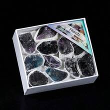 Cirelle Natural Raw Calcite Crystal Stones Set - Rough Healing Crystals For Meditation, Reiki & Home Decor - Multicolor - View 12
