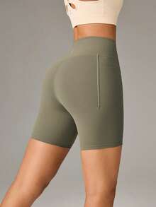 OutZeal Quần legging thể thao nữ mùa hè, mặc hàng ngày, co giãn mềm mại, ôm bụng. - Xanh lá cây Mù sương - Xem 9