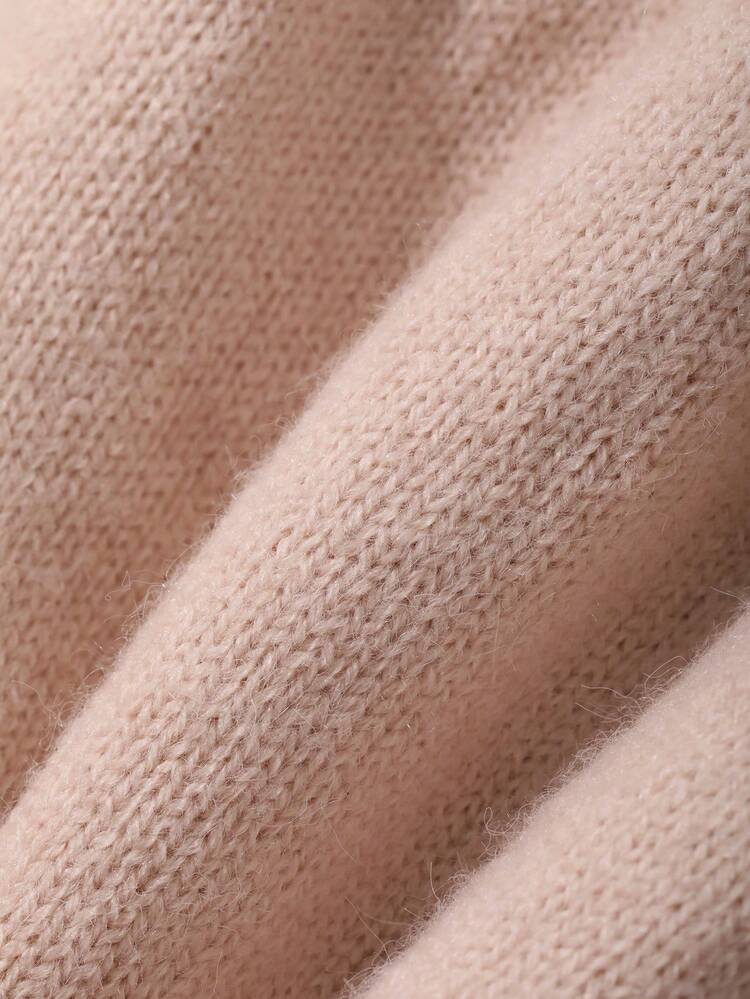 Women's Solid Color Cropped Round Neck Short Sleeve Textured Knit Casual Summer Lightweight Sweater Top