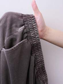 Muchica 巧克力棕色蓬松短裤，加大码 - 巧克力棕 - 查看 6