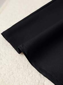 GlowEve CURVE Chân váy chữ A cạp cao cho nữ cỡ lớn, thanh lịch khi đi làm - màu đen - Xem 7