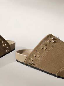 Solecia Women's Flat Shoes - Khaki - View 5