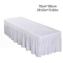 美容院床单 沙龙加厚床垫 美容床裙 带面部开口的床罩 身体按摩SPA床罩 - 彩色 - 查看 14