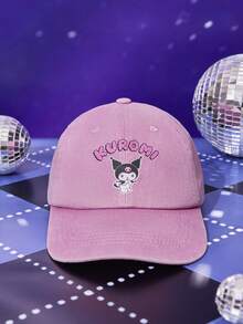 HELLO KITTY AND FRIENDS | SHEIN 1顶多功能棒球帽，印有卡通人物和字母，适合作为礼物送给家人和朋友，四季皆宜的高档装饰品，适合户外运动，经久耐用，实用便携。 - 粉色 - 查看 3