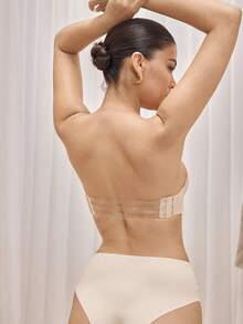 Bralution Underwire Bra With 2 Packs Bra Strap - Apricot - View 7