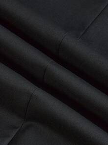 Officeau Bộ vest công sở nam 2 món, trang phục trang trọng cho công sở, đám cưới, lễ cưới (áo khoác + quần dài) - màu đen - Xem 9