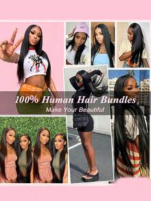 14-28英寸奢华直发真人发束,处女发接发,18英寸,18英寸,18英寸,高级真发双层发片,3片装,高光泽,长寿命,日常及沙龙品质,柔软丝滑,高级隐形接发 - Natural Black - 查看 13