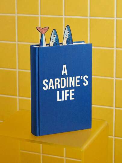 Joivida 3 Stücke/6 Stücke süße cartoon Sardinen-förmige Lesezeichen, handgezeichnete cartoon Sardinen-förmige Lesezeichen, Dopamin-Stil kreative Bücherregale, interessante Studentenartikel, einzigartige Literatur- und kreative Geschenke, Geschenke geeignet für Rückkehr zur Schule, Geburtstag, Abschluss und Leseclub, dekorative Romane und Lehrbuch-Markierungen, ästhetische Schreibtisch-Dekoration geeignet für Bücherwürmer und Lesebegeisterte, Urlaubsgeschenke