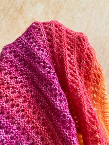 Soleia Women's Ombre Front Tie Knit Dress - Multicolor - View 8