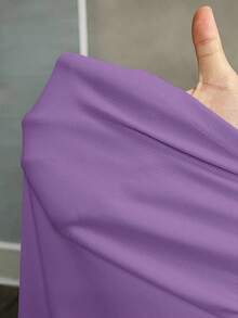Slaydiva Women Plus Size Basic Deep V-Neck Sleeveless Slim Fit Ribbed Ruched Side Camisole Tank Top, White Semi-Sheer - Mauve Purple - View 8