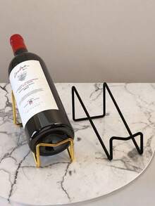 2 Pieces Desktop Wine Rack, Simple Metal Wine Bottle Rack, Wine Storage Rack, Wine Bottle Finishing Rack, Wine Bottle Storage, Perfect Wine Rack Stand, Desktop Wine Display Rack, Kitchen Home Decoration Gifts, Kitchenware, Perfect Gift For Wine Lovers, Suitable For Cabinets, Wineries, Bars, Wine Cabinets And Pantry. - Multicolor - View 6