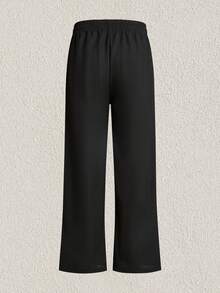 Mercer Haus Celana Pria Kantong Kolor Plain Casual - Hitam - View 2