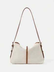 SHECARRY Túi đeo vai nữ, túi đeo chéo vai thường ngày khi đi nghỉ mát. - Màu be - Xem 3