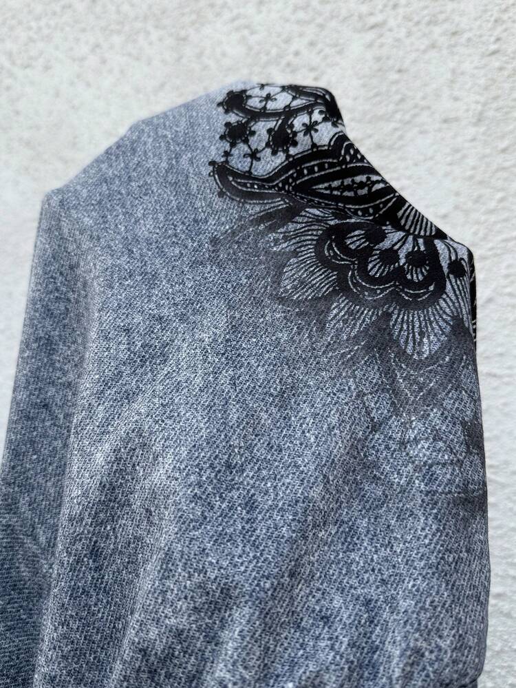 Plus Size Women Lace Patchwork Casual Versatile Daily Wear Leggings