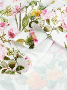 SHEIN 少女春夏休闲优雅复古蝴蝶结吊带花卉拼接腰带装饰中长连衣裙，适合周末、休闲外出、毕业舞会、花园派对、婚礼季、生日聚会等场合。 - 彩色 - 查看 8