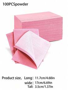Tấm lót bàn làm móng dùng một lần, có sẵn các gói 200 miếng, 100 miếng, 50 miếng. Những tấm lót móng ba lớp có thể gấp gọn này có khả năng chống thấm nước và phù hợp cho các phòng khám nha khoa, studio xăm hình và dùng làm tạp dề chống thấm nước trong phòng khám nha khoa. - màu đen - Xem 13