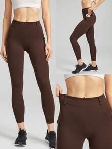 GLOWMODE Quần legging có thắt lưng FeatherFit™ 26" Tác động thấp hàng ngày Thông thường vào mùa hè - Cảm hứng quế - Xem 7