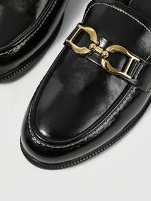 Sleekvia Women's Flat Shoes, Elegant Goddess Style, Suitable For Commuting And Daily Wear, Versatile British Style - Black - View 4