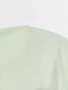 Women's Sleeveless Halter Light Green Casual Shirt For Summer - Green - View 6