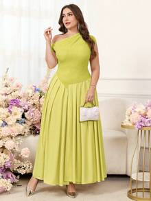 Reflora Robe de mariée d'invitée d'été grande taille élégante vert clair, ensemble 2 pièces sans manches à imprimé floral, robes longues de soirée formelle, de fête de remise des diplômes et de demoiselle d'honneur - Vert - Voir 13