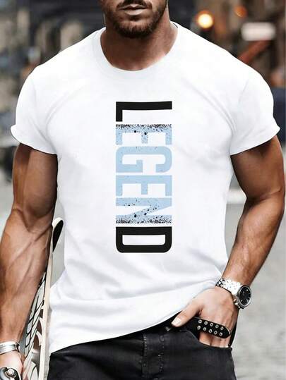 Camiseta casual de manga corta y cuello redondo para hombres, con letras y motivos divertidos estampados. Diseño holgado, tejido de alta calidad, tacto suave y cómodo, excelente transpirabilidad, absorbe la sudor sin encogerse. Ideal para hombres y mujeres, diseño para parejas, camiseta de pareja de mangas medias y largas, un artículo imprescindible en verano