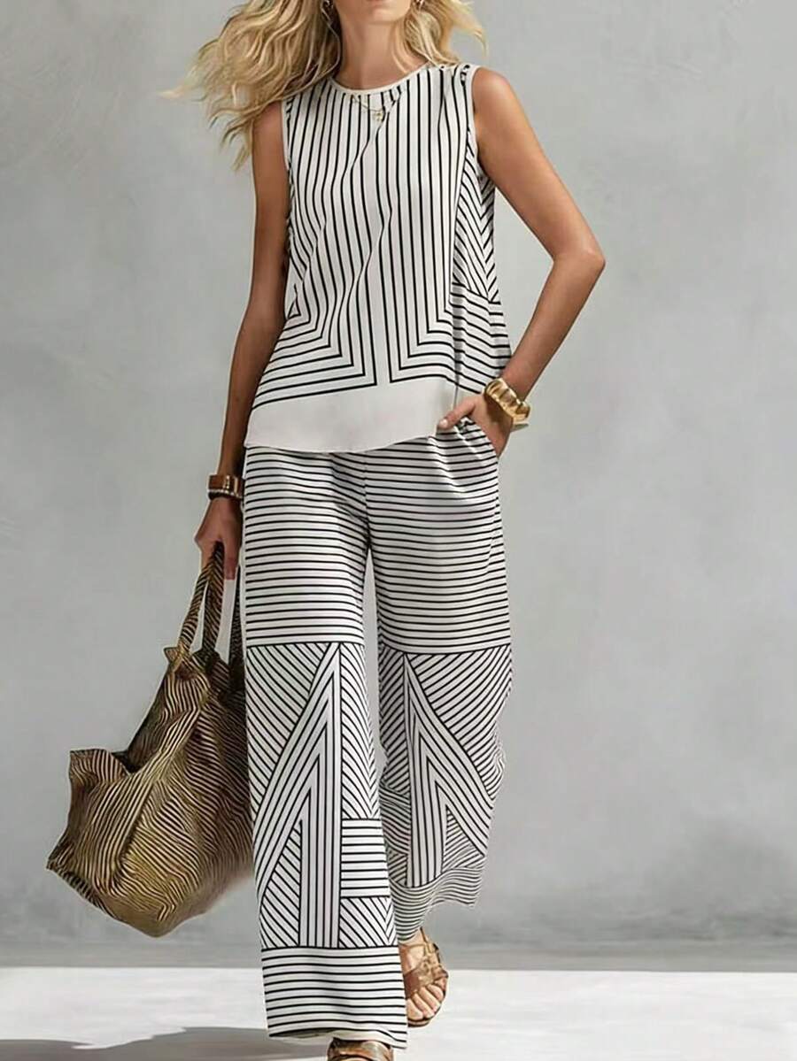 SHEIN Clasi Women Two Pieces Outfits For Daily Wear - Multicolor - View 1