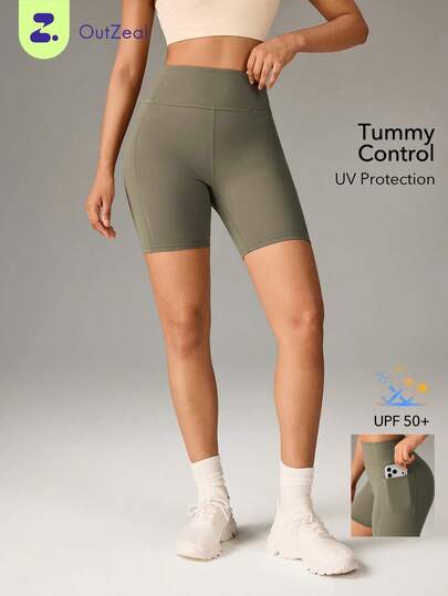 OutZeal Women Sports Leggings Summer Daily Casual Tummy Control Soft Stretch Bottoms