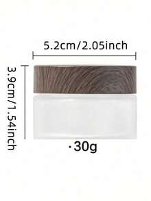 1pc Lotion Refillable Glass Bottle Storage Eye Cream Sealed Dispenser Facial Mask Cosmetic Jar Container - Multicolor - View 9