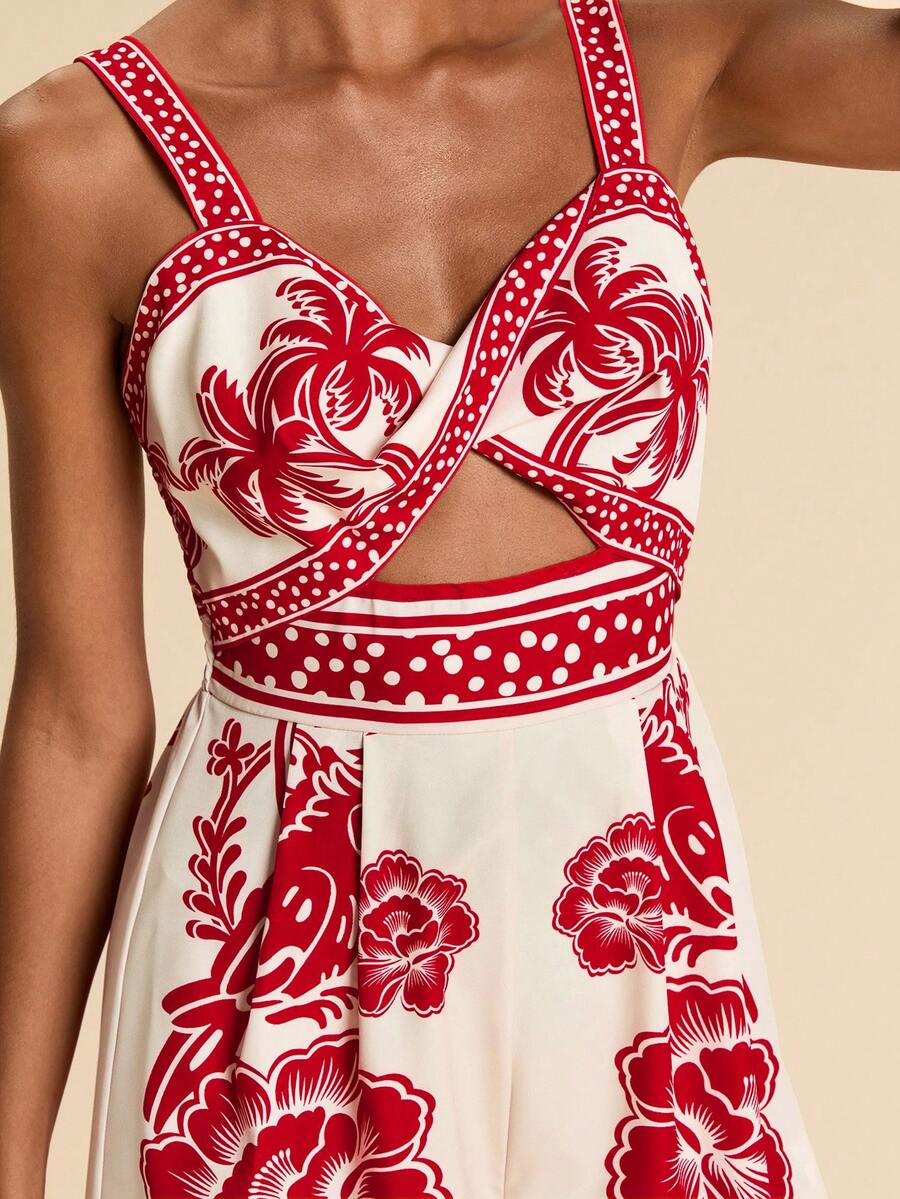 Travachic 女士梭织印花连体裤 - 彩色 - 查看 1