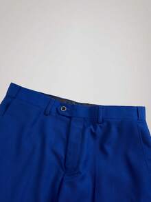 Officeau Caelus 高品质男士婚礼西装套装，包含外套、裤子和马甲，修身剪裁，男士礼服，定制英伦风新郎西装，商务正装 - 寶藍色 - 查看 8