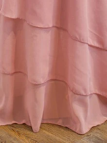 Đầm ren chiffon màu hồng thanh lịch không tay ôm sát người dành cho bé gái tuổi teen, thích hợp cho tiệc tối, Giáng sinh, Halloween, đám cưới, làm phù dâu, dạ hội, lễ tốt nghiệp, tựu trường và các dịp khác. - Hồng - Xem 8