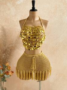 Soleia Women Cover Ups - Gold - View 6