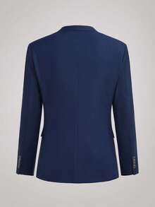 Officeau Caelus 高品质男士婚礼西装套装，包含外套、裤子和马甲，修身剪裁，男士礼服，定制英伦风新郎西装，商务正装 - 藏蓝色 - 查看 17