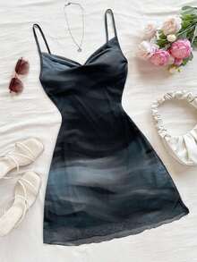 Soleia Đầm hai dây cỡ lớn dành cho nữ đi nghỉ mát - Nhiều màu - Xem 2