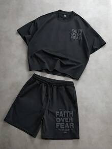 PAVTROS Áo thun nam phong cách đường phố, in chữ tiếng Anh 3D nổi bật, thích hợp cho các lễ hội âm nhạc ngoài trời, mặc hàng ngày, đi chơi với bạn bè, làm quà tặng cho bạn trai/chồng, quà kỷ niệm. - màu đen - Xem 2