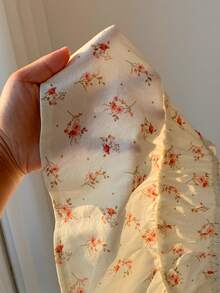 Comfortcana Conjunto casual de vacaciones con camiseta de tirantes y pantalones cortos con estampado floral ditsy para mujer - Multicolor - Ver 7