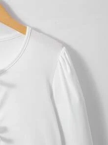 Bộ đồ mùa xuân cho bé gái: Áo tay dài buộc dây và váy hoa nhí. - Nhiều màu - Xem 5