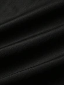 PAVTROS 男士夏季休闲条纹拉链短袖衬衫和短裤套装 - 黑色 - 查看 6