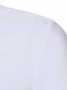 Manfinity Homme 男士条纹休闲圆领短袖T恤，适合通勤和旅行 - 彩色 - 查看 4