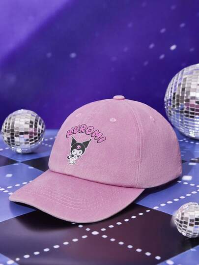 HELLO KITTY AND FRIENDS | SHEIN 1顶多功能棒球帽，印有卡通人物和字母，适合作为礼物送给家人和朋友，四季皆宜的高档装饰品，适合户外运动，经久耐用，实用便携。