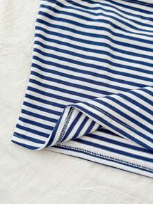 SHEIN 3件套少女夏季休闲百搭条纹吊带背心 - 彩色 - 查看 5