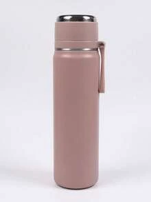 1 件不锈钢真空保温水瓶，带手柄和过滤器，500ml/16.9oz 和 600ml/20oz，防漏，便携，适合户外、旅行、跑步、骑自行车、徒步旅行、游泳 - 彩色 - 查看 13